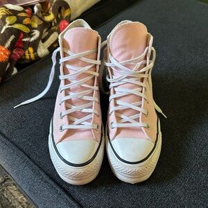 Platform high top converse